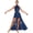Navy Blue, variant on Doomiva Women Lyrical Dance Dress Sequined Hollow Out Leotard Tulle Flowy Dress Contemporary Dancewear Black XXL