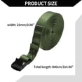 thumbnail image 3 of Unique Bargains Sangles d'Attache à Cliquet Réglables 250kg 800cm/314.96 Pouces 1 Pcs Vert, 3 of 7