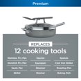 thumbnail image 4 of Ninja CW102CGY Foodi NeverStick Premium Possible Pan, Grey, 4 of 9