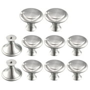 Uxcell Dormitory Metal Round Screw Fixed Door Closet Pull Handle Knob 10 Pack