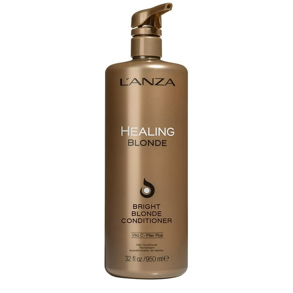 L’ANZA après-Shampoing Éclaircissant pour Blondes, Formulé pour Cheveux Blonds Naturels et Décolorés - Améliore la Brillance et la Brillance Tout en Guérissant, avec Sulfa