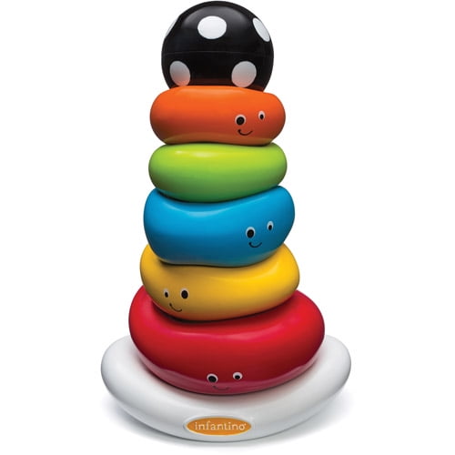 Playkidz: Rainbow Stacking Rings, Educational Toy and Sensory 