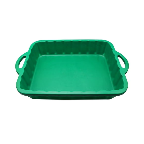 Ximing Engine Oil Drain Pan Oil Change Pan Car Maintenance Tool Oil Drain Container Rectangle Oil Drip Pan for Truck Automotive Green