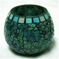thumbnail image 1 of Amber Home Goods Blue Moon Glass Ball Votive  Large - ANC-824, 1 of 1