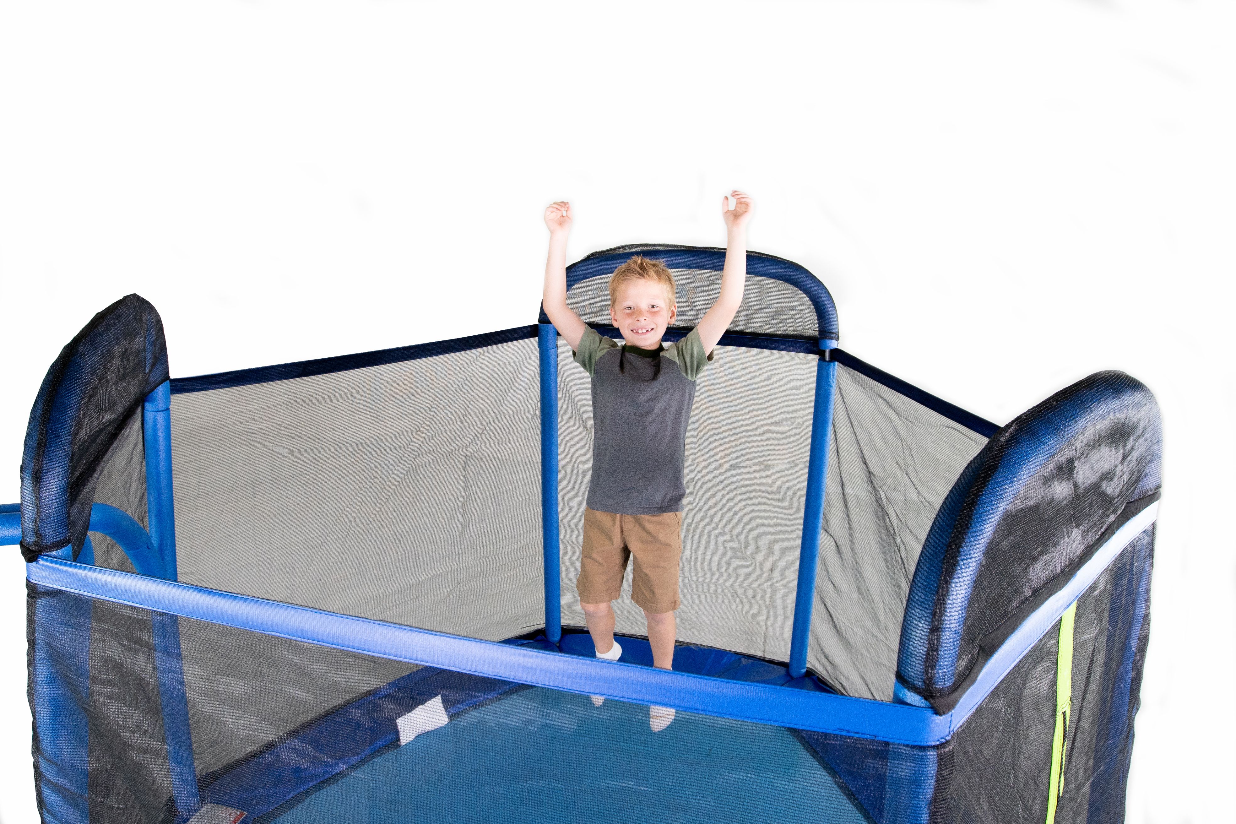 Bounce Pro My First Jump 7' Trampoline and Swing, Blue/Green - image 6 of 14
