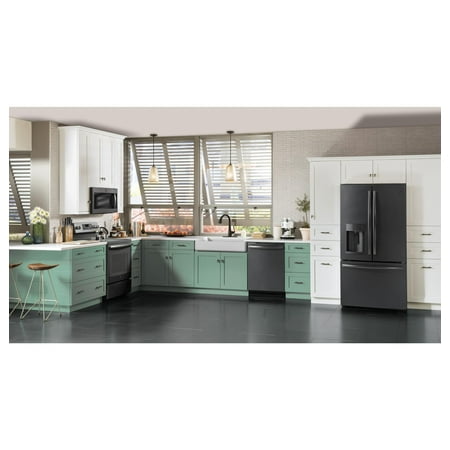GE - 1.9 Cu. Ft. Over-the-Range Microwave with Sensor Cooking - Black Slate