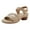 1Khaki, variant on Open Toe Sandals for Women Anti-Slip Low Heel Slingback Beach Shoes Breathable Dress Shoes