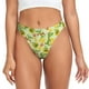 thumbnail image 1 of Balery Cartoon Dinosaurs Tangas de Algodón para Mujer con Estampado – Ropa Interior Sexy, Transpirable, G-string-Small, 1 of 1