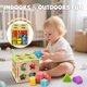 thumbnail image 4 of Cubo de actividades de clasificación con forma 4 en 1 de Montessori Toys Tooysea, 4 of 6