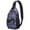 Scientific, variant on Vintage Paisley Ornament Sling Backpack for Women, Rustic Boho Crossbody Shoulder Bag with Decorative Floral Pattern, Lightweight Travel Daypack