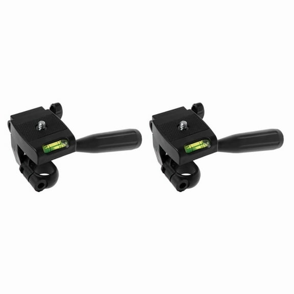 2X Tripod Head,Laser Levels Plate, Plastic Adapter Fittings, Arm Bracket