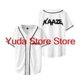 thumbnail image 1 of KAAZE Merch Maillot de Baseball pour Femmes Hommes Mode Décontractée Manches Courtes Mode Urbaine, 1 of 4