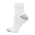 thumbnail image 2 of Hanes Women's Athletic Ankle Socks, Full Sole Cushion, 10-Pairs White 5-9, 2 of 6