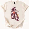 thumbnail image 1 of ALVORD T-Shirt Graphique Moto Rétro Chemise de Course Haut de Moto Unisexe P-5TG, 1 of 3