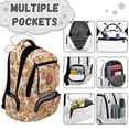 thumbnail image 7 of Pzuqiu Capybara Watermelon Kids Backpack School Backpack for Kids Lightweight Breathable School Bookbags 17 Inch Laptop Daypack for Daily Use Short-Distance Travel Hiking Age 6-18, 7 of 7