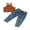 Orange, variant on Bagilaanoe 2pcs Toddler Baby Girl Long Pants Set Sleeveless Camisole Tops   Ripped Jeans Denim Trousers 18M 24M 3T 4T 5T 6T Kids Casual Outfits