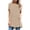 Khaki, variant on Tunic T Shirts for Women Summer Casual Short Sleeve Crewneck Loose Fit Plain Tshirts Blouse Tunic Tops