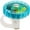Blue, variant on Mirrycle Incredibell Jellibell Bicycle Bell - Green