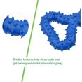 thumbnail image 2 of Azul - Juguete masticable de goma resistente a la corrosión de 33 cm (13 pulgadas), con forma de hueso, superficie convexa, para perros pequeños, juguete interactivo resistente para perros pequeños y, 2 of 5