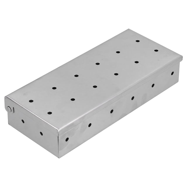 Caja para ahumar barbacoa de acero inoxidable, diseño de ventilación de caja para ahumar, caja para ahumar para barbacoa al aire libre, rendimiento inigualable Jadeshay A