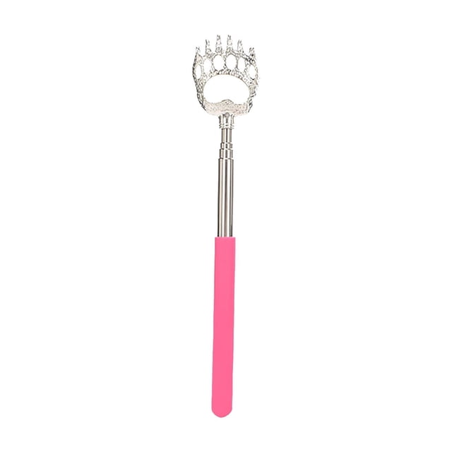 Stainless Steel Telescopic Rod Extendable Back Scratchers for Adults Bear /Rake Scratcher for Scratching Instant From