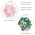 thumbnail image 2 of Embroidery Kit DIY Plant Creative Cross Stitch Kit with Cloth and Needle, 2 of 10