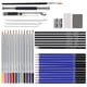 thumbnail image 2 of Kit De Dibujo Para Bocetos, Alta Dureza, Tacto Delicado, Fácil De Colorear, Lápices De Colores De Grafito, Carbón, Portátil, Profesional, Paquete De 41 Para Adolescentes, 2 of 8