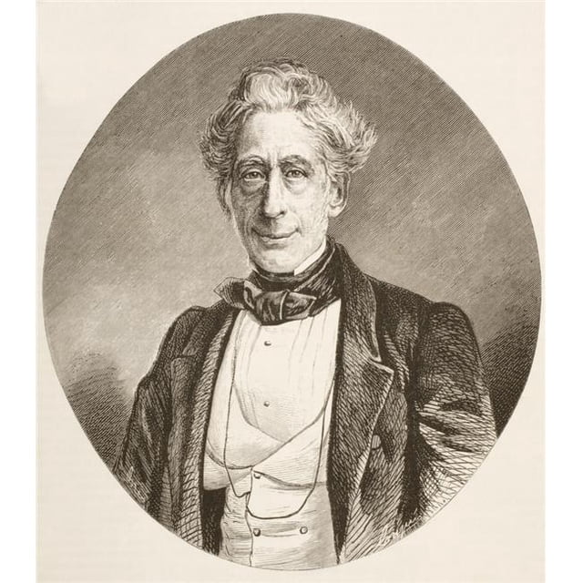 Francisco de Paula Martinez de la Rosa 1787 Affiche Imprimée, 13 x 15