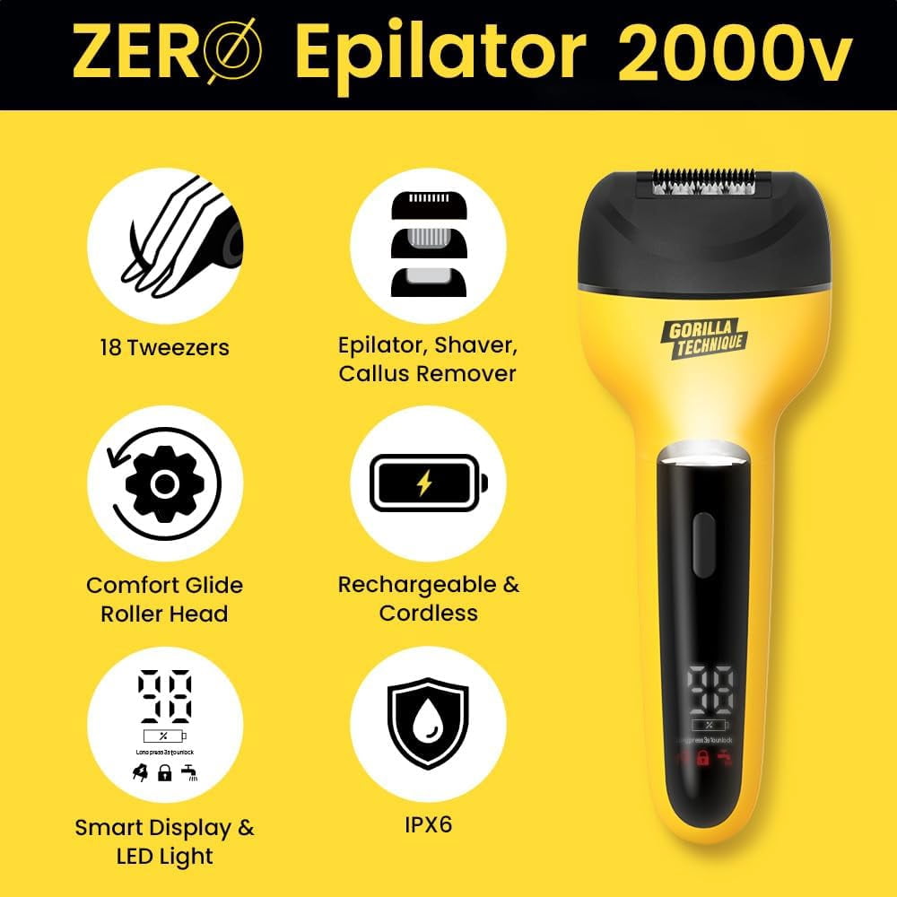 no!no! Pro Hair Removal Epilator, Painless for All Skin Tones