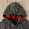 thumbnail image 7 of Baby Toddler Kids Boy Clothing Set Little Boys Fall/Winter Hooded Long Sleeve Elastic Waist 6M 12M 24M 2T 3T 4T 5T Everyday Outfit 2Pcs, 7 of 7