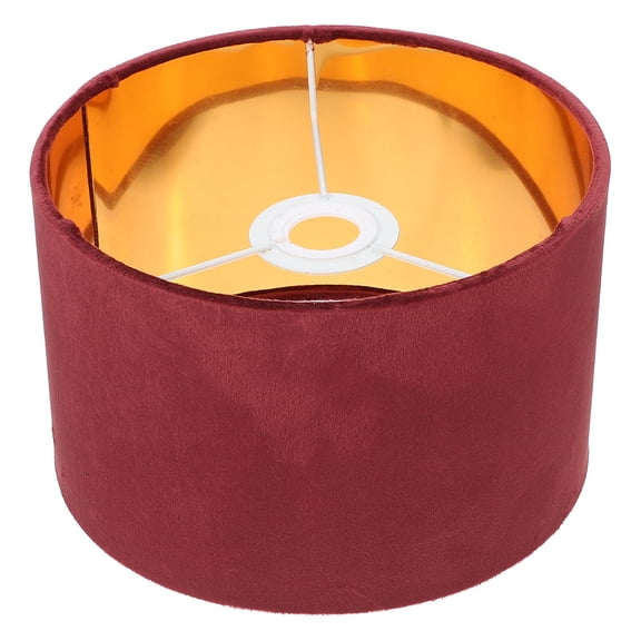 LEORX Table Light Decor Accessory Red Cloth Lampshade 1Set