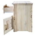 thumbnail image 5 of Montana Collection End Table w/ Drawer & Door, Right Hinged, Clear Lacquer Finish, 5 of 5