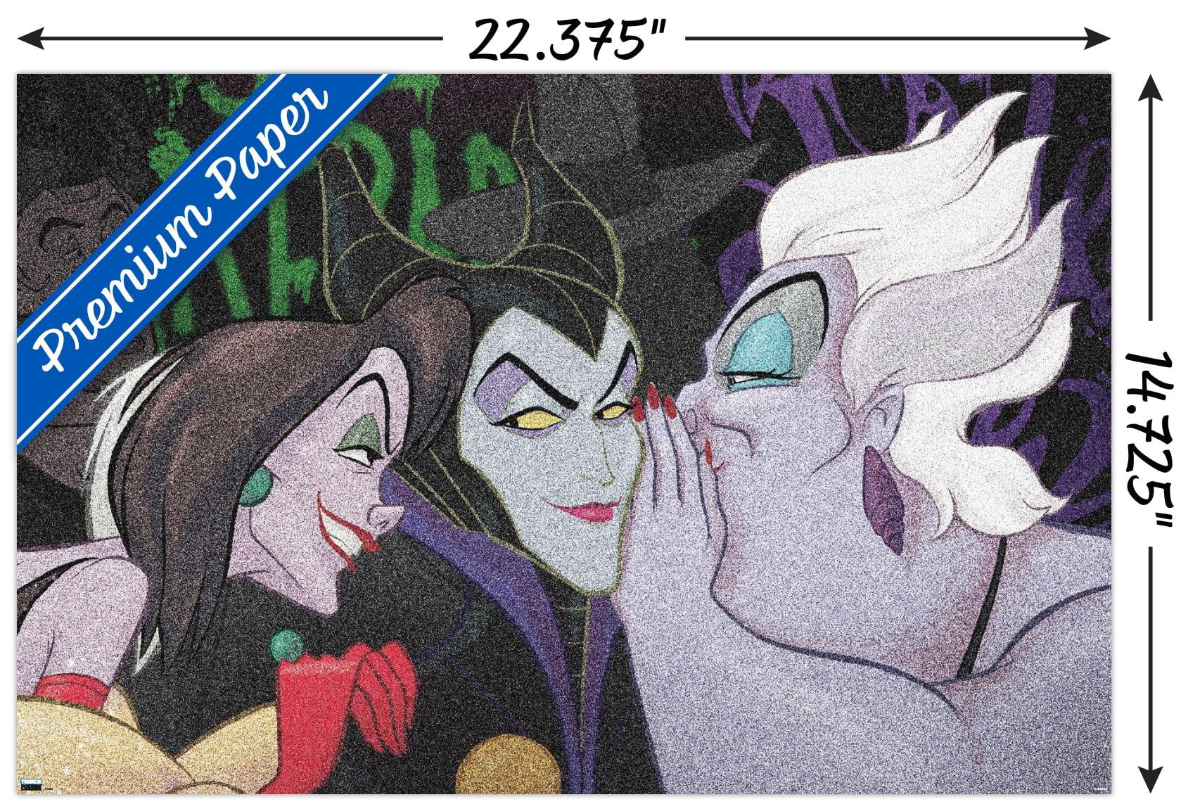 Disney Villains - Secrets Wall Poster, 14.725" x 22.375"
