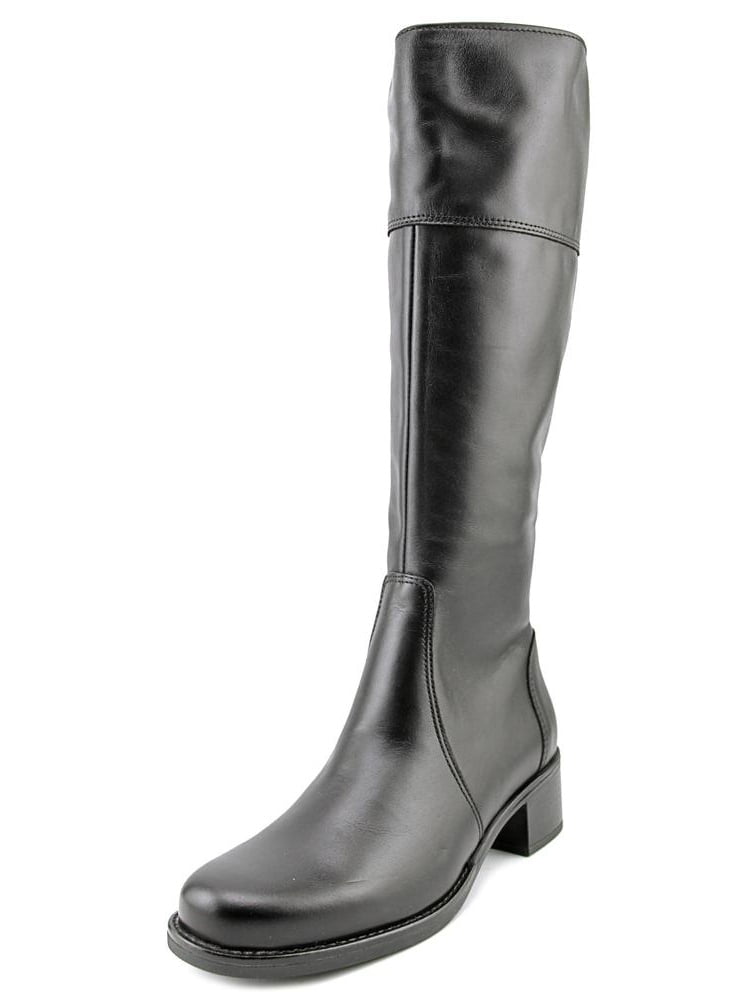 La Canadienne Passion Women Round Toe Leather Black Knee High Boot ...