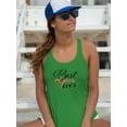 thumbnail image 2 of Best Mom Ever Pink Noir Racerback Tank Women -Image by Shutterstock, Female Large, 2 of 4