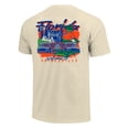 thumbnail image 3 of Men's Image One  Natural Florida Gators Comfort Colors Hand-Drawn Campus Stack T-Shirt, 3 of 3