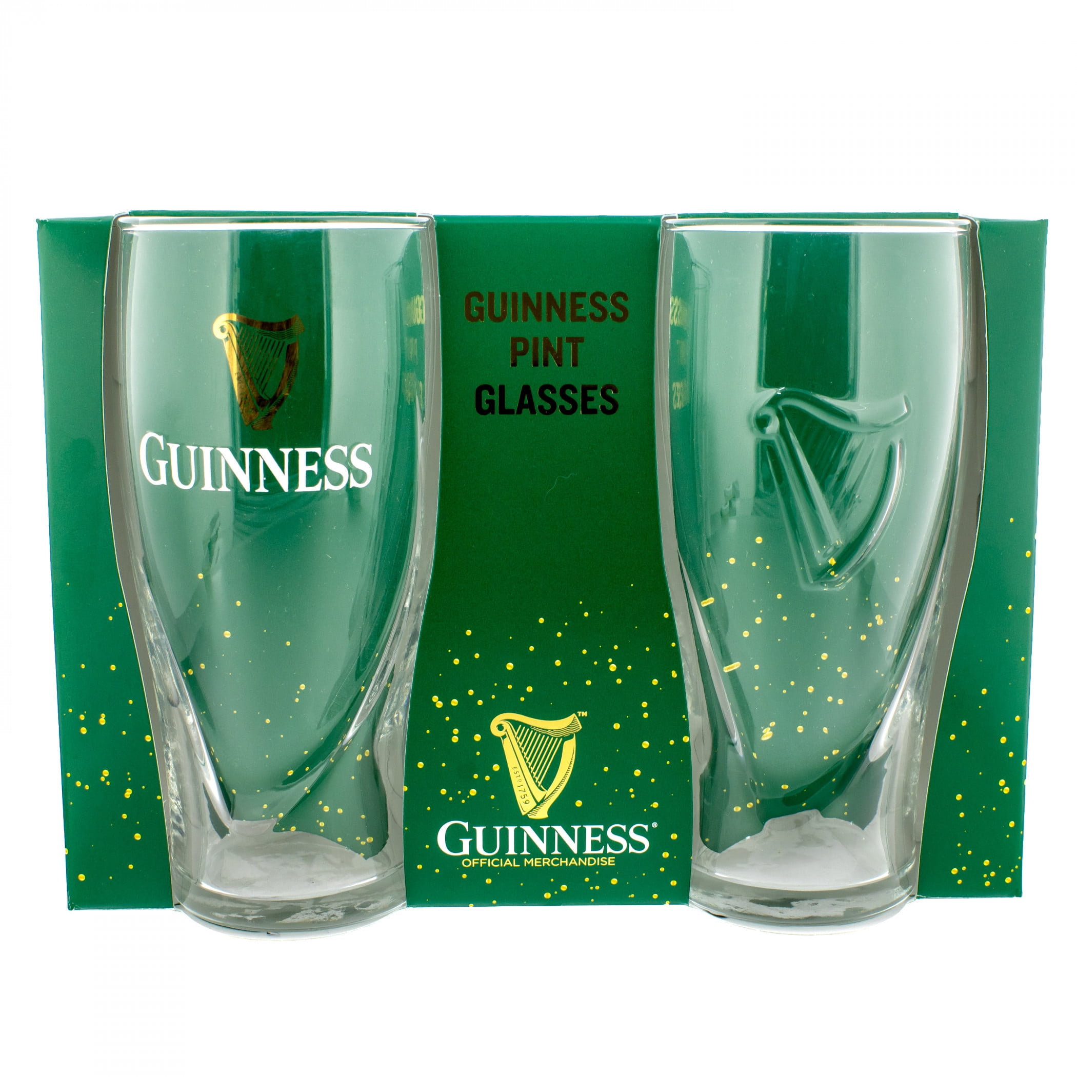 Guinness, Gravity Pint Glass, 20 oz, Multicolor 100% Glass