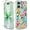 Colorful Blooming, variant on for iPhone 17 Case,[3 in 1] with Screen Protector & Camera Lens Protector, Flower Pattern Design,Clear Soft Shockproof Slim Floral Phone Cover for Women Girls 2025 6.3"(Magnolia/Blue)