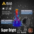 thumbnail image 3 of Alla Lighting PGJ13 Base H28 881 LED Bulbs Xtreme Super Bright 6000lms Fog Lights/Driving Lights Replacement C-HR 862 886 888 889 896 898, 6000K Xenon White, 3 of 9