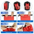 thumbnail image 5 of Uxcell Waterproof Dry Bag, Water Proof Bags with Whistle Red 10L, 5 of 7