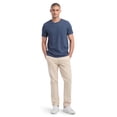 thumbnail image 3 of Camiseta Tommy Hilfiger para hombre, manga corta, cuello redondo, azul marino, 3 of 4