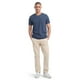 thumbnail image 3 of Camiseta Tommy Hilfiger para hombre, manga corta, cuello redondo, azul marino, 3 of 4