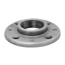 Anvil International 8700164158 .25 in. Malleable Iron Pipe Fitting Galvanized Floor Flange