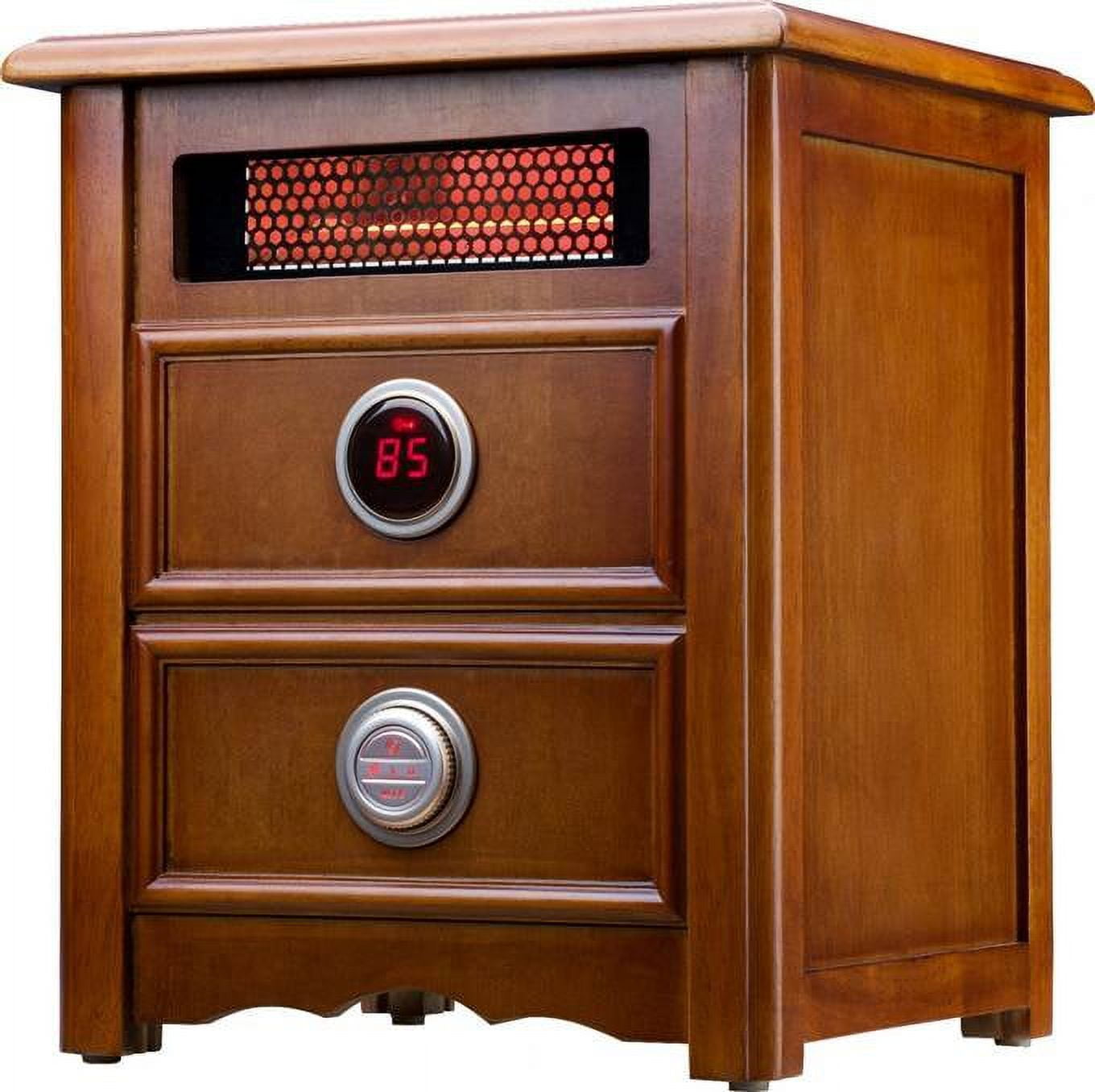 Dr. Heater 1500W Electric Cherry Nightstand Infrared Heater with Remote | DR-999 Sansujyuku sansujyuku.com