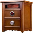 thumbnail image 2 of Dr. Heater 1500W Table de Chevet Électrique Cerise Chauffage Infrarouge avec Télécommande DR-999, 2 of 6