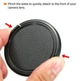 thumbnail image 4 of Uxcell Sides Pinch Front Lens Cover Dust Camera Lens Cap for Lens with 46mm Thread, 2 Pack, 4 of 6