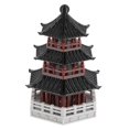 thumbnail image 3 of Fairy Garden Accessories Mini Pavilion Pagoda Statue Zen Garden for Desk Accessories Japanese Home and Office Decor, 3 of 4