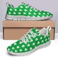 thumbnail image 4 of St Patricks Day Shoes for Women Men Running Sneakers Breathable Casual Sport Tennis Shoes White Size 10, 4 of 5