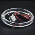 thumbnail image 4 of 2 uds./par de faros de ángel para coche, 80 MM, 100 MM, 2,5 pulgadas, 3 pulgadas, anillo de halo automático, 12 V, 24 V, faros delanteros de motocicleta, lámparas de conducción con controlador blanco, 4 of 4