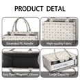 thumbnail image 4 of Large Capacity Tote Bag,Highland Cow Cactus Triangle Pattern Handbag Fashion Luxury Tote Bag,15.7"x13"x 5.1" Inches,Laptop Compatible, 4 of 6
